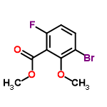 InChI=1/C9H8BrFO3/c1-13-8-5(10)3-4-6(11)7(8)9(12)14-2/h3-4H,1-2H3