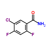 InChI=1/C7H4ClF2NO/c8-4-1-3(7(11)12)5(9)2-6(4)10/h1-2H,(H2,11,12)