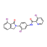 InChI=1/C20H12Cl3N3O2/c21-13-4-1-3-11-10-26(20(28)17(11)13)16-7-6-12(9-15(16)23)25-19(27)18-14(22)5-2-8-24-18/h1-9H,10H2,(H,25,27)