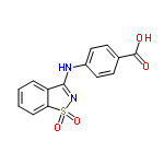 InChI=1/C14H10N2O4S/c17-14(18)9-5-7-10(8-6-9)15-13-11-3-1-2-4-12(11)21(19,20)16-13/h1-8H,(H,15,16)(H,17,18)