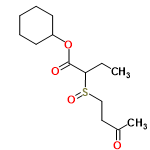 InChI=1/C14H24O4S/c1-3-13(19(17)10-9-11(2)15)14(16)18-12-7-5-4-6-8-12/h12-13H,3-10H2,1-2H3