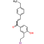 InChI=1/C19H19ClO2/c1-2-14-3-5-15(6-4-14)7-9-18(21)16-8-10-19(22)17(13-16)11-12-20/h3-10,13,22H,2,11-12H2,1H3