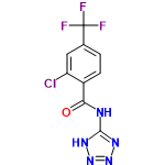 InChI=1/C9H5ClF3N5O/c10-6-3-4(9(11,12)13)1-2-5(6)7(19)14-8-15-17-18-16-8/h1-3H,(H2,14,15,16,17,18,19)