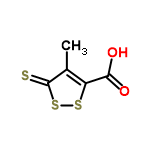 InChI=1/C5H4O2S3/c1-2-3(4(6)7)9-10-5(2)8/h1H3,(H,6,7)