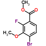 InChI=1/C9H8BrFO3/c1-13-8-6(10)4-3-5(7(8)11)9(12)14-2/h3-4H,1-2H3