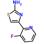 InChI=1/C8H6FN3S/c9-5-2-1-3-11-7(5)6-4-13-8(10)12-6/h1-4H,(H2,10,12)