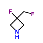 InChI=1/C4H7F2N/c5-1-4(6)2-7-3-4/h7H,1-3H2