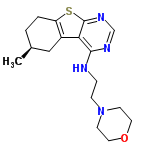 InChI=1/C17H24N4OS/c1-12-2-3-14-13(10-12)15-16(19-11-20-17(15)23-14)18-4-5-21-6-8-22-9-7-21/h11-12H,2-10H2,1H3,(H,18,19,20)/t12-/m0/s1