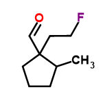 InChI=1/C9H15FO/c1-8-3-2-4-9(8,7-11)5-6-10/h7-8H,2-6H2,1H3