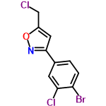 InChI=1/C10H6BrCl2NO/c11-8-2-1-6(3-9(8)13)10-4-7(5-12)15-14-10/h1-4H,5H2