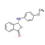 InChI=1/C15H13NO3/c1-18-11-8-6-10(7-9-11)16-14-12-4-2-3-5-13(12)15(17)19-14/h2-9,14,16H,1H3/t14-/m1/s1