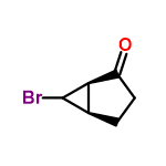 InChI=1/C6H7BrO/c7-6-3-1-2-4(8)5(3)6/h3,5-6H,1-2H2/t3-,5-,6?/m1/s1