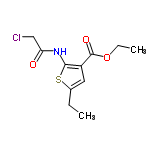 InChI=1/C11H14ClNO3S/c1-3-7-5-8(11(15)16-4-2)10(17-7)13-9(14)6-12/h5H,3-4,6H2,1-2H3,(H,13,14)