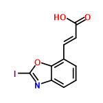 InChI=1/C10H6INO3/c11-10-12-7-3-1-2-6(9(7)15-10)4-5-8(13)14/h1-5H,(H,13,14)/b5-4+