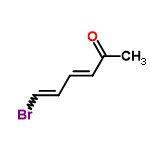 InChI=1/C6H7BrO/c1-6(8)4-2-3-5-7/h2-5H,1H3/b4-2+,5-3u