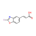 InChI=1/C10H6INO3/c11-10-12-7-5-6(2-4-9(13)14)1-3-8(7)15-10/h1-5H,(H,13,14)/b4-2+