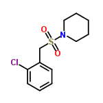 InChI=1/C12H16ClNO2S/c13-12-7-3-2-6-11(12)10-17(15,16)14-8-4-1-5-9-14/h2-3,6-7H,1,4-5,8-10H2