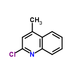 InChI=1/C10H8ClN/c1-7-6-10(11)12-9-5-3-2-4-8(7)9/h2-6H,1H3