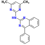 InChI=1/C20H17N5/c1-13-12-14(2)22-19(21-13)25-20-23-17-11-7-6-10-16(17)18(24-20)15-8-4-3-5-9-15/h3-12H,1-2H3,(H,21,22,23,24,25)