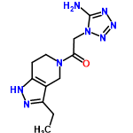 InChI=1/C11H16N8O/c1-2-8-7-5-18(4-3-9(7)14-13-8)10(20)6-19-11(12)15-16-17-19/h2-6H2,1H3,(H,13,14)(H2,12,15,17)