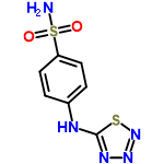 InChI=1/C7H7N5O2S2/c8-16(13,14)6-3-1-5(2-4-6)9-7-10-11-12-15-7/h1-4H,(H2,8,13,14)(H,9,10,12)