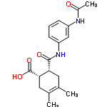 InChI=1/C18H22N2O4/c1-10-7-15(16(18(23)24)8-11(10)2)17(22)20-14-6-4-5-13(9-14)19-12(3)21/h4-6,9,15-16H,7-8H2,1-3H3,(H,19,21)(H,20,22)(H,23,24)/t15-,16+/m1/s1