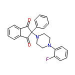 InChI=1/C25H21FN2O2/c26-21-12-6-7-13-22(21)27-14-16-28(17-15-27)25(18-8-2-1-3-9-18)23(29)19-10-4-5-11-20(19)24(25)30/h1-13H,14-17H2