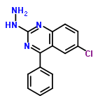 InChI=1/C14H11ClN4/c15-10-6-7-12-11(8-10)13(18-14(17-12)19-16)9-4-2-1-3-5-9/h1-8H,16H2,(H,17,18,19)