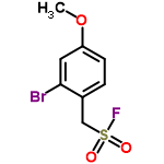 InChI=1/C8H8BrFO3S/c1-13-7-3-2-6(8(9)4-7)5-14(10,11)12/h2-4H,5H2,1H3