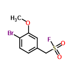 InChI=1/C8H8BrFO3S/c1-13-8-4-6(2-3-7(8)9)5-14(10,11)12/h2-4H,5H2,1H3