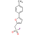 InChI=1/C12H11FO3S/c1-9-2-4-10(5-3-9)12-7-6-11(16-12)8-17(13,14)15/h2-7H,8H2,1H3