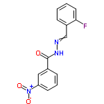 InChI=1/C14H10FN3O3/c15-13-7-2-1-4-11(13)9-16-17-14(19)10-5-3-6-12(8-10)18(20)21/h1-9H,(H,17,19)