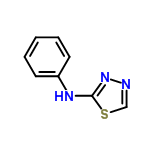 InChI=1/C8H7N3S/c1-2-4-7(5-3-1)10-8-11-9-6-12-8/h1-6H,(H,10,11)