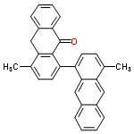 InChI=1/C30H22O/c1-18-11-13-24(28-16-21-8-4-3-7-20(21)15-26(18)28)25-14-12-19(2)27-17-22-9-5-6-10-23(22)30(31)29(25)27/h3-16H,17H2,1-2H3