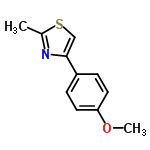 InChI=1/C11H11NOS/c1-8-12-11(7-14-8)9-3-5-10(13-2)6-4-9/h3-7H,1-2H3