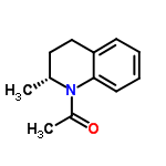 InChI=1/C12H15NO/c1-9-7-8-11-5-3-4-6-12(11)13(9)10(2)14/h3-6,9H,7-8H2,1-2H3/t9-/m1/s1