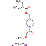 InChI=1/C20H27Cl2NO4/c1-3-15(4-2)20(25)27-12-14-7-9-23(10-8-14)19(24)13-26-18-6-5-16(21)11-17(18)22/h5-6,11,14-15H,3-4,7-10,12-13H2,1-2H3