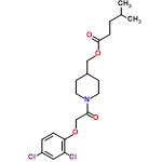 InChI=1/C20H27Cl2NO4/c1-14(2)3-6-20(25)27-12-15-7-9-23(10-8-15)19(24)13-26-18-5-4-16(21)11-17(18)22/h4-5,11,14-15H,3,6-10,12-13H2,1-2H3