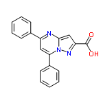 InChI=1/C19H13N3O2/c23-19(24)16-12-18-20-15(13-7-3-1-4-8-13)11-17(22(18)21-16)14-9-5-2-6-10-14/h1-12H,(H,23,24)