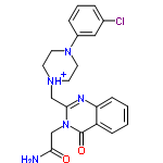 InChI=1/C21H22ClN5O2/c22-15-4-3-5-16(12-15)26-10-8-25(9-11-26)14-20-24-18-7-2-1-6-17(18)21(29)27(20)13-19(23)28/h1-7,12H,8-11,13-14H2,(H2,23,28)/p+1