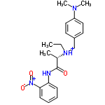 InChI=1/C20H26N4O3/c1-5-23(14-16-10-12-17(13-11-16)22(3)4)15(2)20(25)21-18-8-6-7-9-19(18)24(26)27/h6-13,15H,5,14H2,1-4H3,(H,21,25)/p+1/t15-/m0/s1