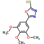 InChI=1/C11H12N2O4S/c1-14-7-4-6(10-12-13-11(18)17-10)5-8(15-2)9(7)16-3/h4-5H,1-3H3,(H,13,18)