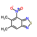 InChI=1/C8H7N3O2S/c1-4-3-6-7(10-14-9-6)8(5(4)2)11(12)13/h3H,1-2H3