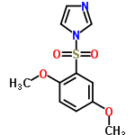 InChI=1/C11H12N2O4S/c1-16-9-3-4-10(17-2)11(7-9)18(14,15)13-6-5-12-8-13/h3-8H,1-2H3