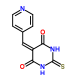 InChI=1/C10H7N3O2S/c14-8-7(9(15)13-10(16)12-8)5-6-1-3-11-4-2-6/h1-5H,(H2,12,13,14,15,16)