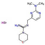 InChI=1/C12H20N6O.BrH/c1-17(2)12-14-4-3-10(16-12)9-15-11(13)18-5-7-19-8-6-18;/h3-4H,5-9H2,1-2H3,(H2,13,15);1H