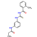 InChI=1/C18H19N3O2S/c1-3-16(22)19-13-8-6-9-14(11-13)20-18(24)21-17(23)15-10-5-4-7-12(15)2/h4-11H,3H2,1-2H3,(H,19,22)(H2,20,21,23,24)