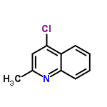 InChI=1/C10H8ClN/c1-7-6-9(11)8-4-2-3-5-10(8)12-7/h2-6H,1H3