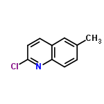 InChI=1/C10H8ClN/c1-7-2-4-9-8(6-7)3-5-10(11)12-9/h2-6H,1H3