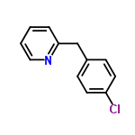 InChI=1/C12H10ClN/c13-11-6-4-10(5-7-11)9-12-3-1-2-8-14-12/h1-8H,9H2